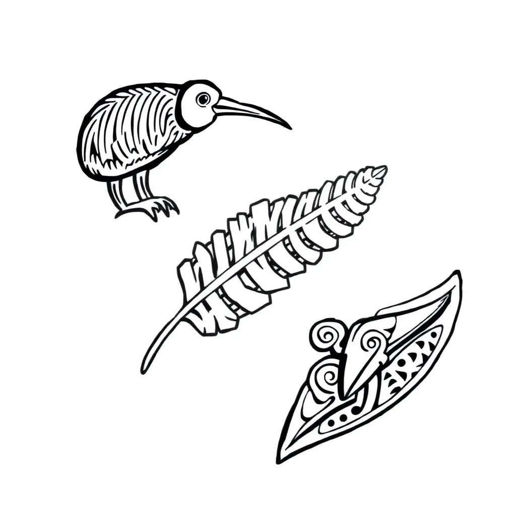 Musical notes and timeline illustration