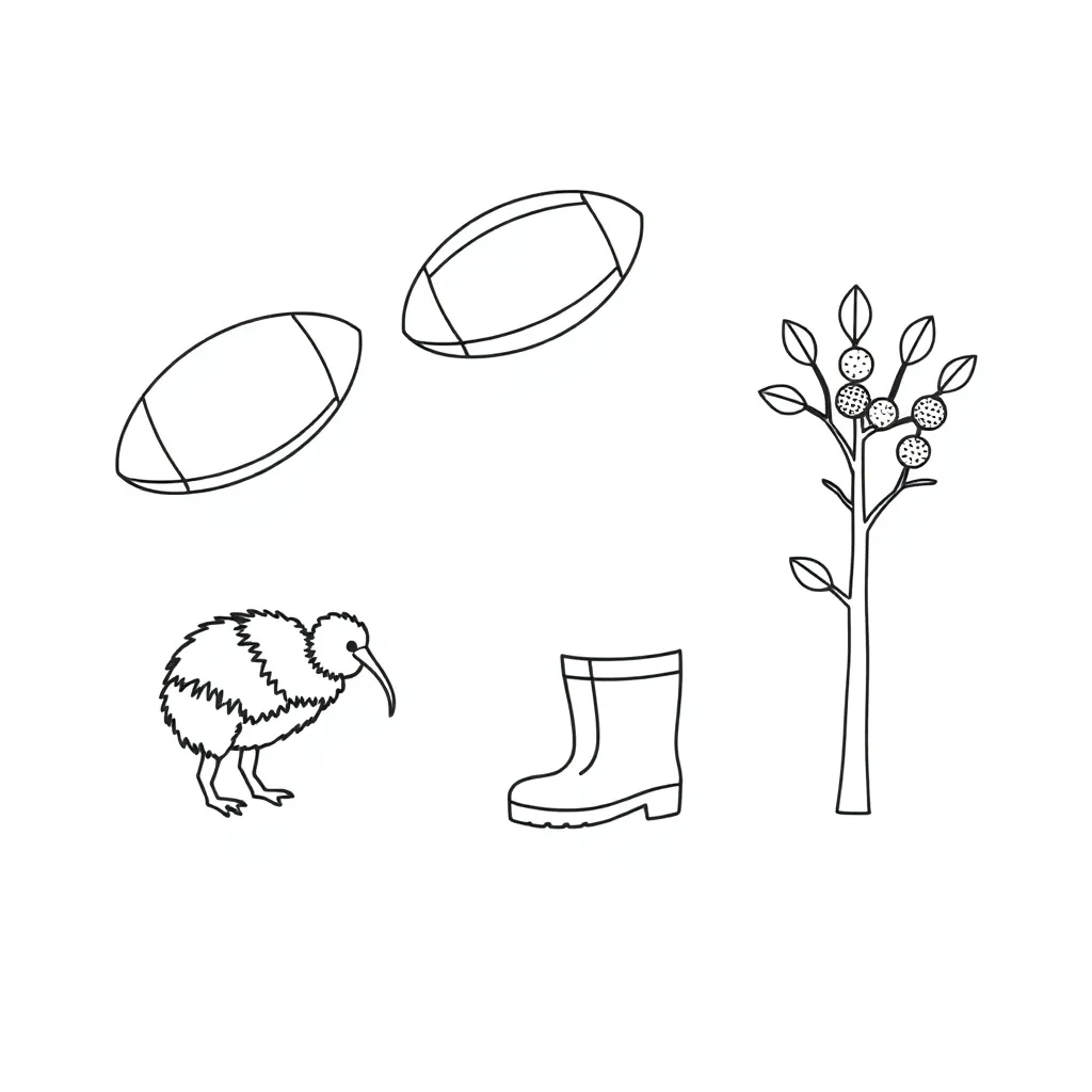Soccer ball and field illustration