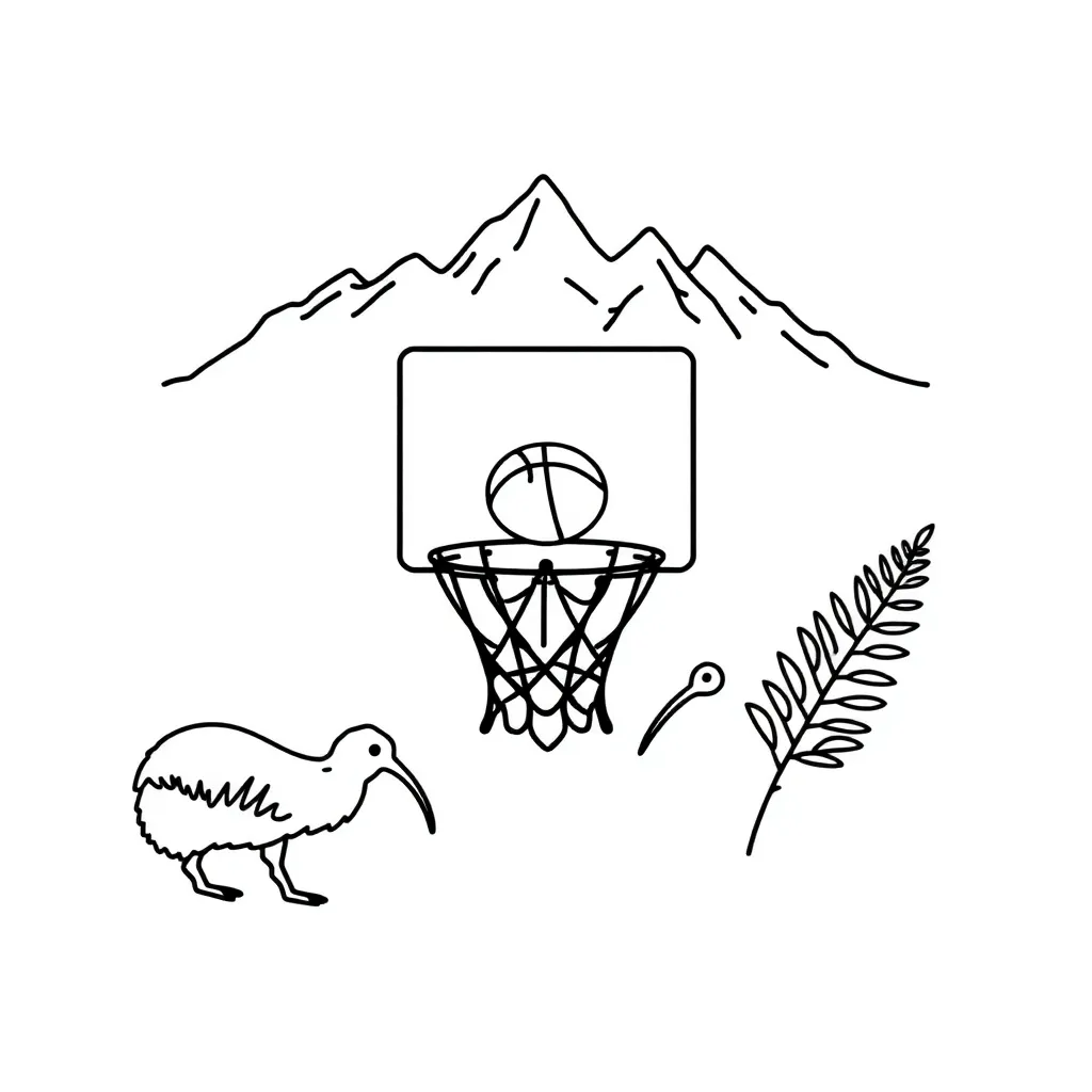 Basketball player dribbling
