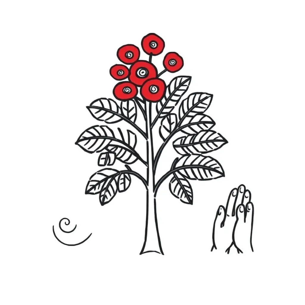 Māori greeting illustration