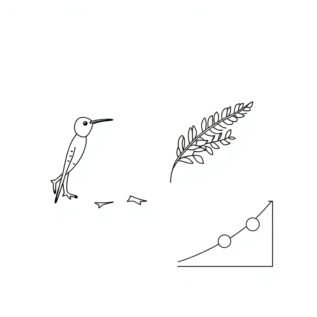 Mathematical graphs and equations illustration