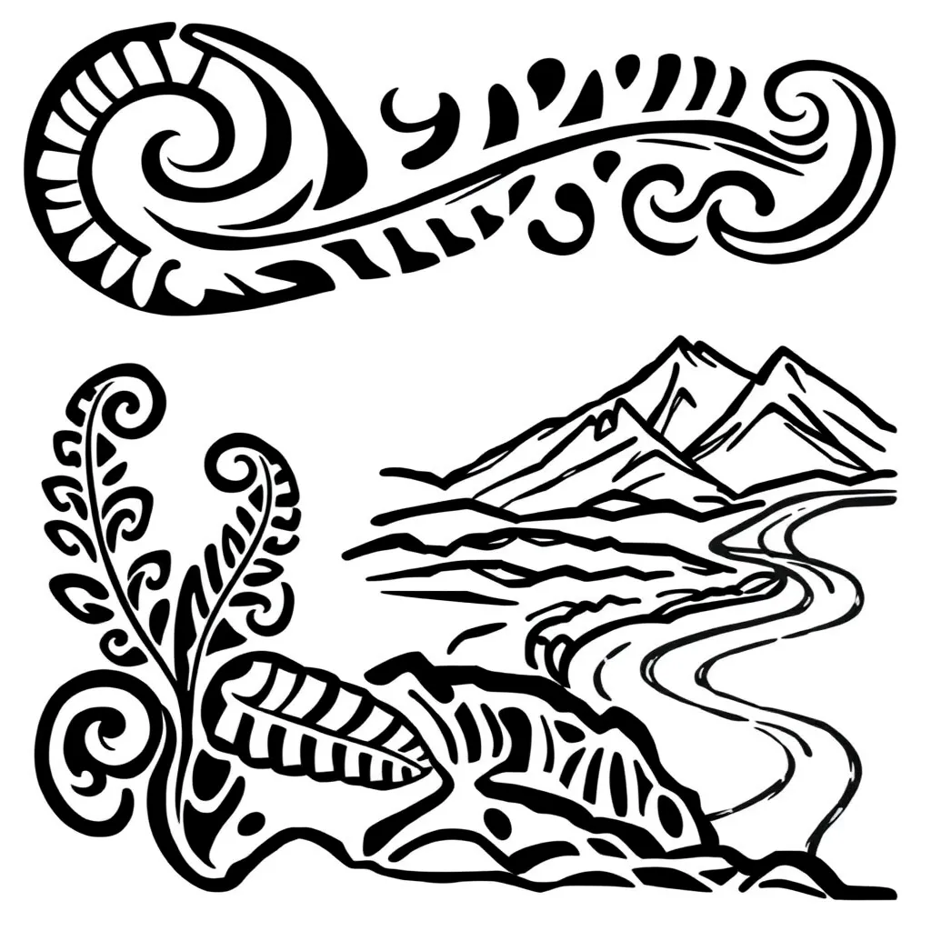 Algebra symbols and equations illustration