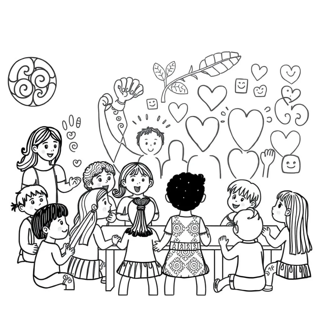 Students working together respectfully
