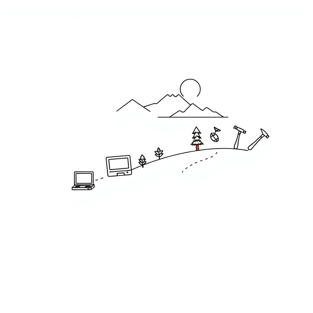 Career planning illustration