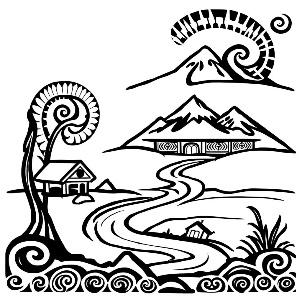 Māori cultural symbols representing mana
