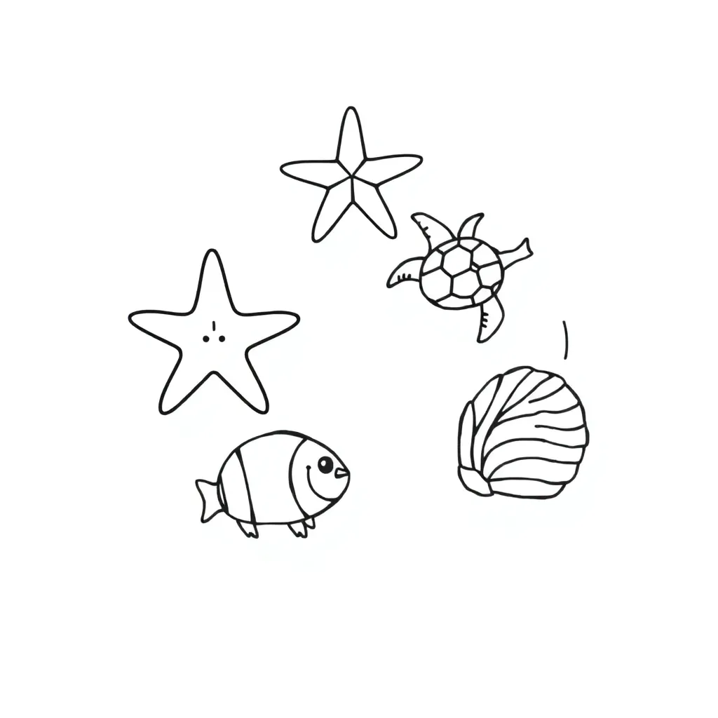 Star life cycle illustration