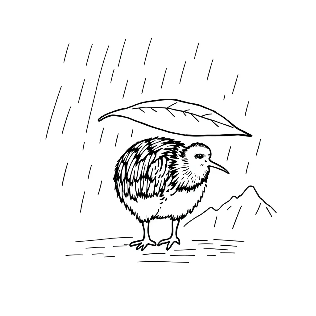 New Zealand extreme weather events illustration