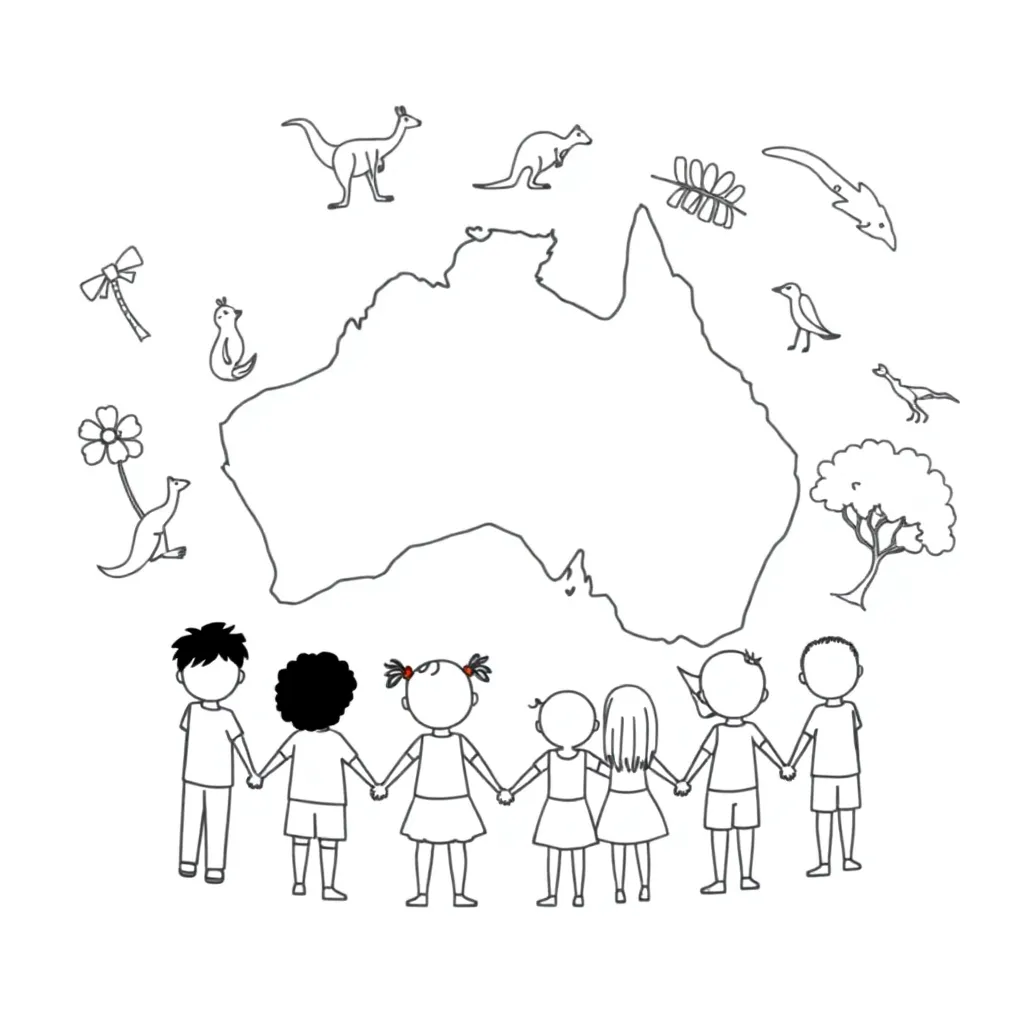 Social entrepreneurship illustration showing people working together for positive change