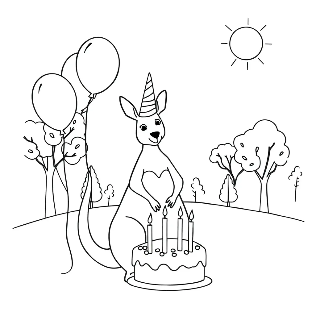 Clock and celebration illustration