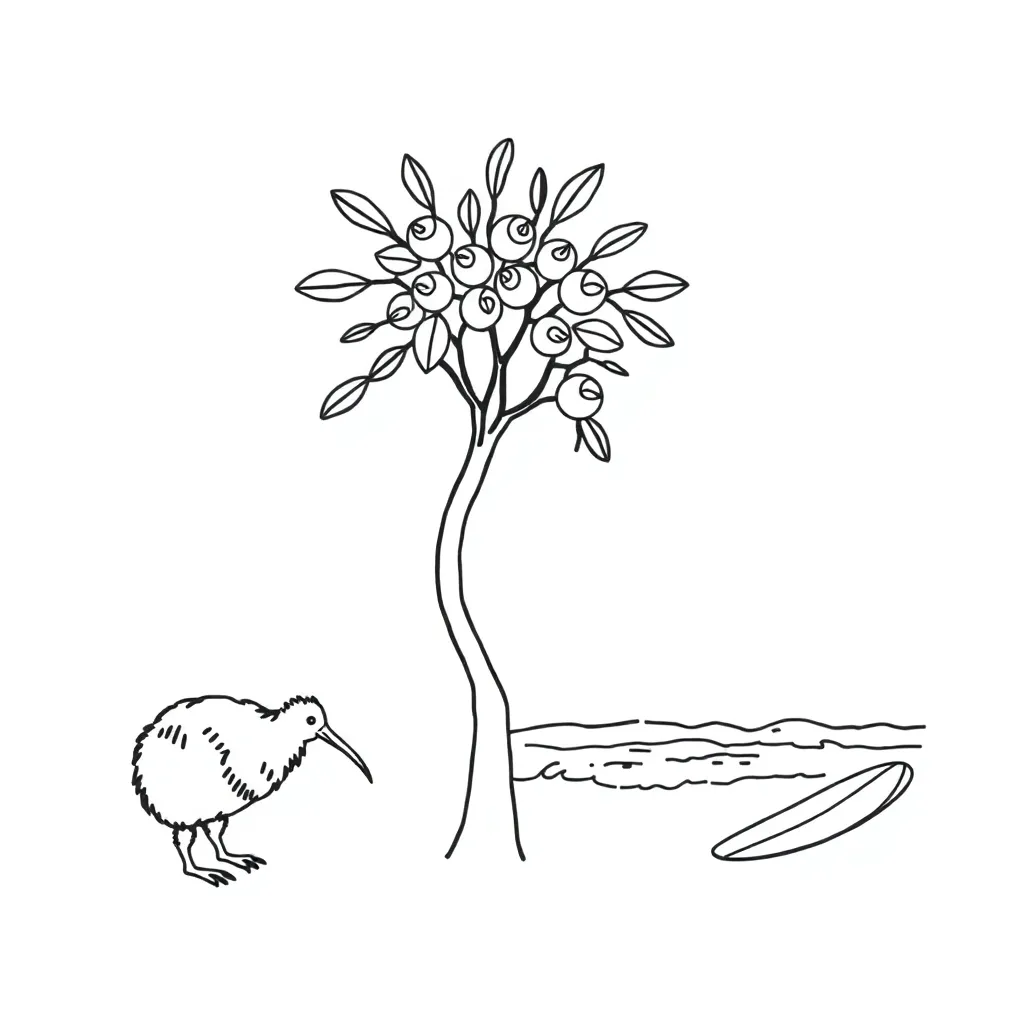 Prepositions illustration showing spatial relationships
