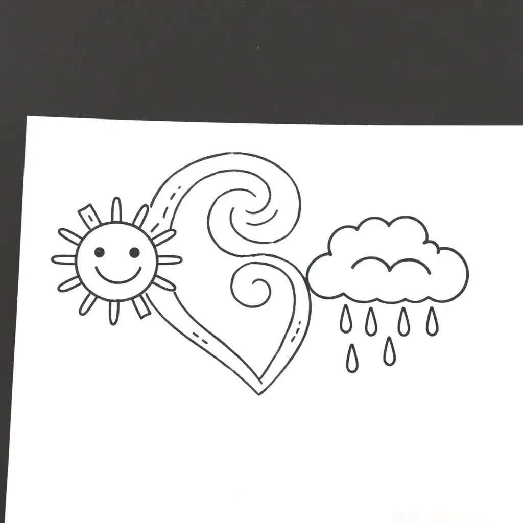 Excited student with speech bubbles showing interjections