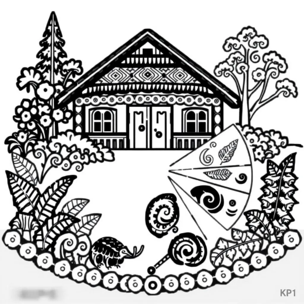 Fractions and riddles illustration