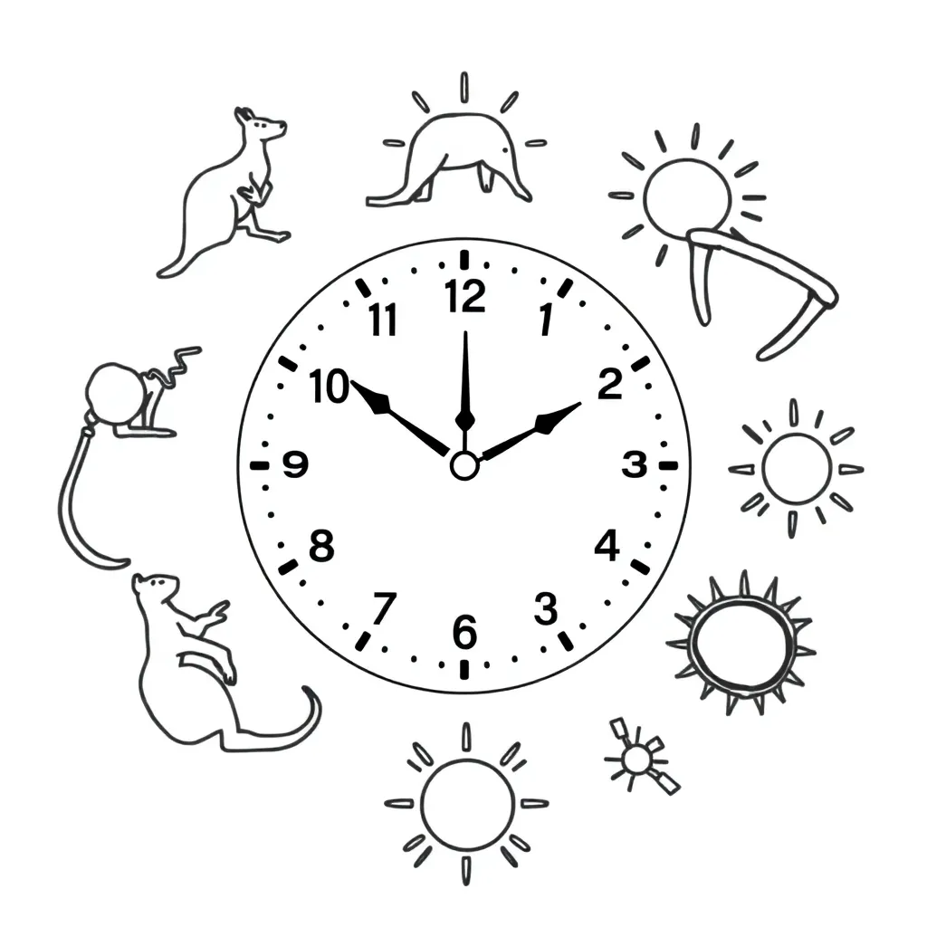 Analogue clock showing o'clock time