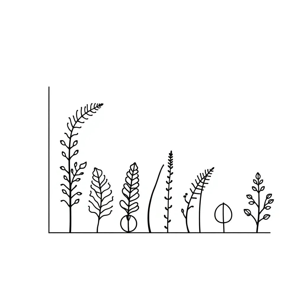 Bar graph illustration
