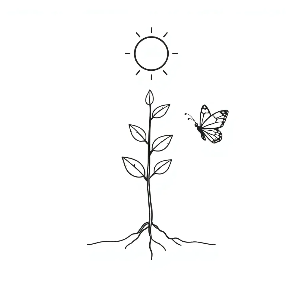 Human life stages illustration