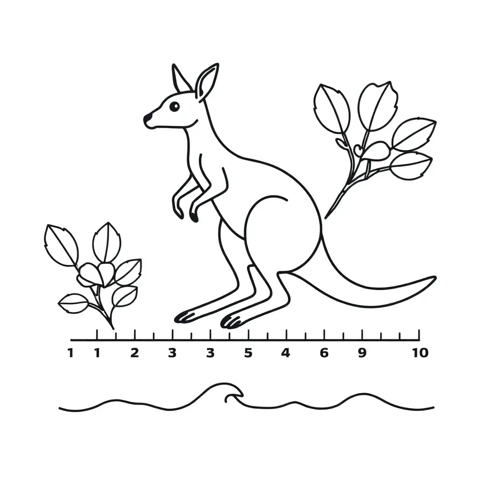Decimal number line illustration