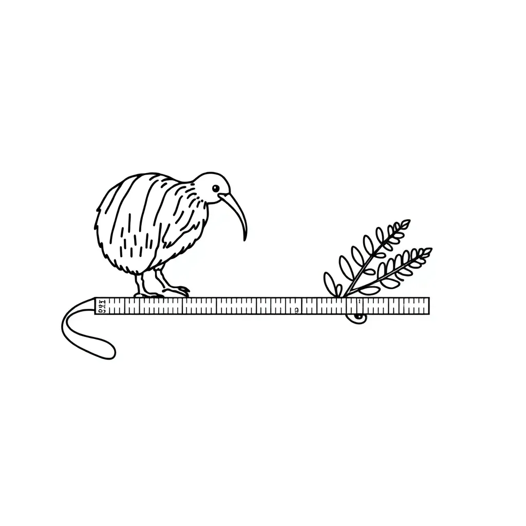 Ruler and measuring tape illustration