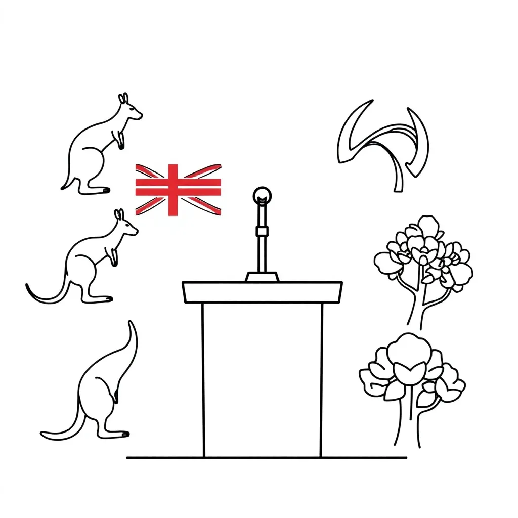 Person giving a speech at a podium