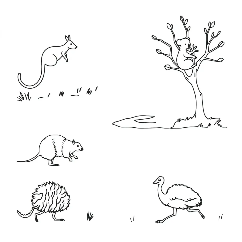 Animals in different environments