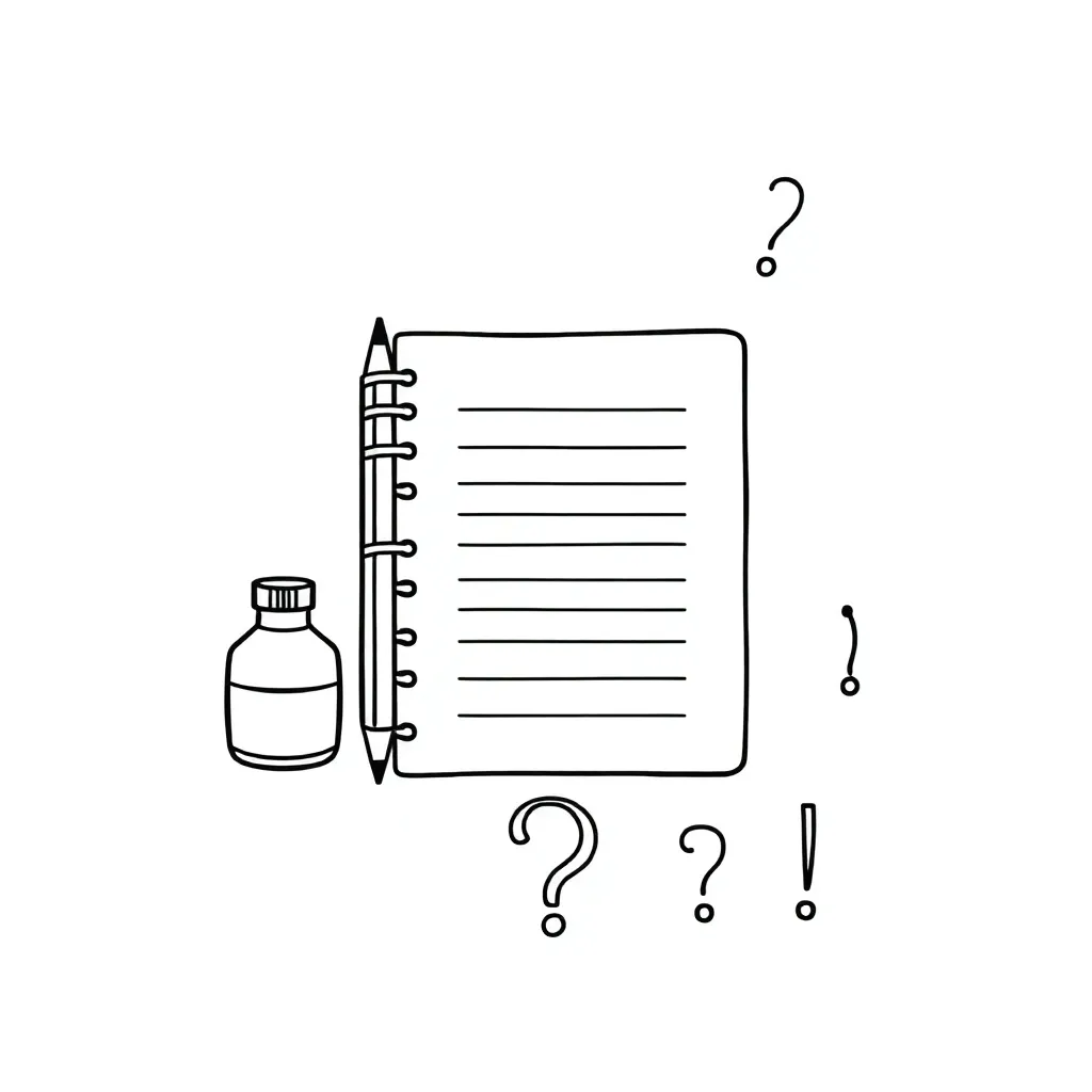 Letter writing illustration