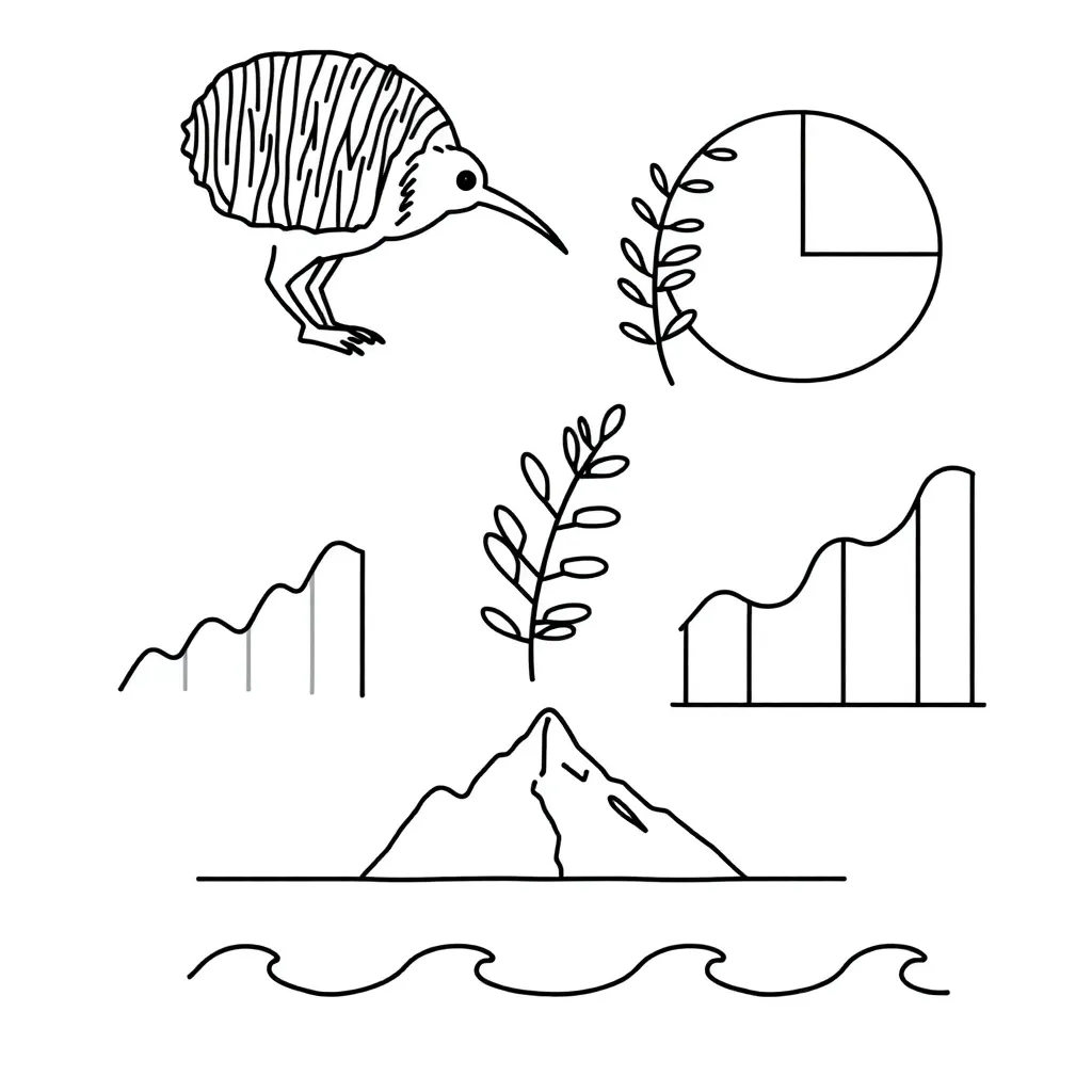 Time series graph illustration