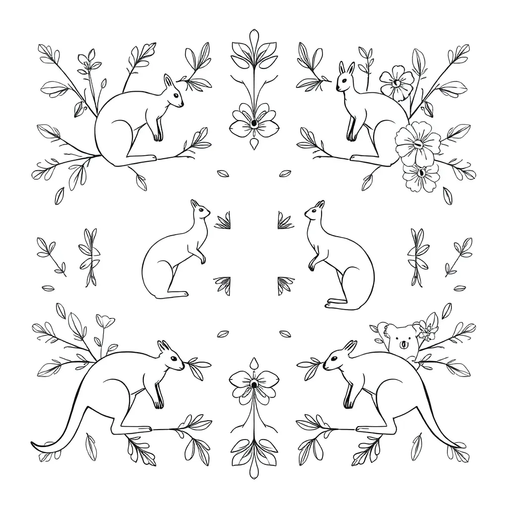Symmetrical patterns and shapes