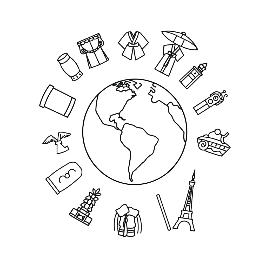 Grammar worksheet illustration