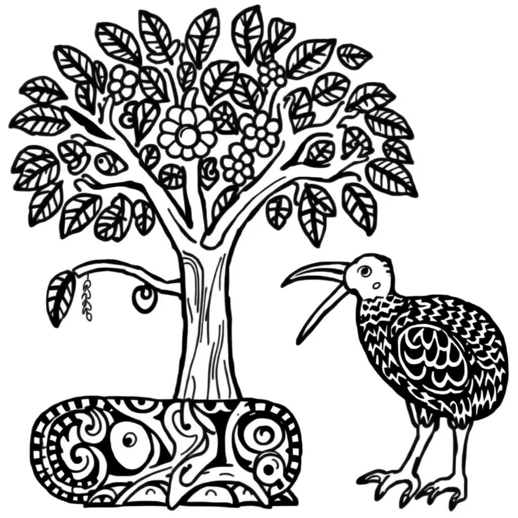 Māori cultural symbols and greetings