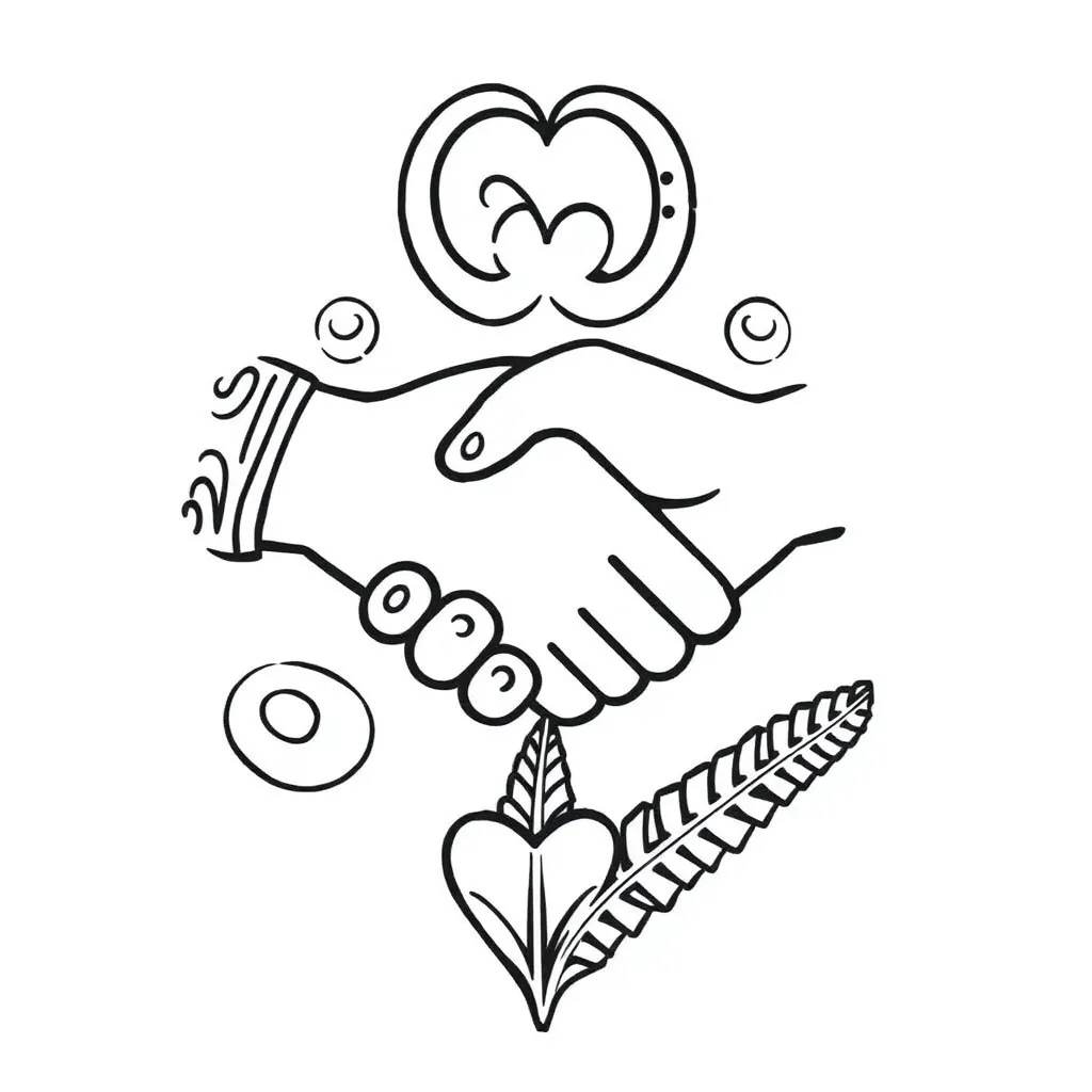 People showing trust and respect