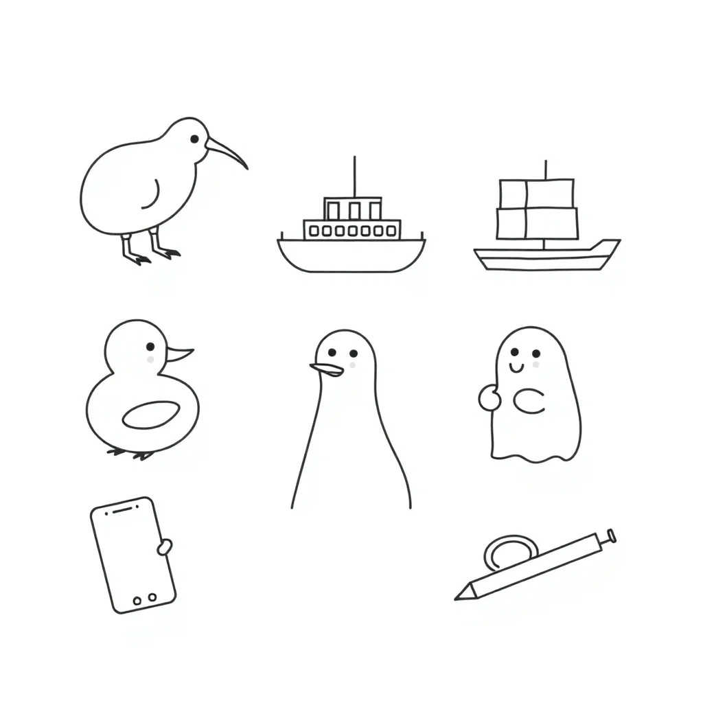 Letters and sounds illustration