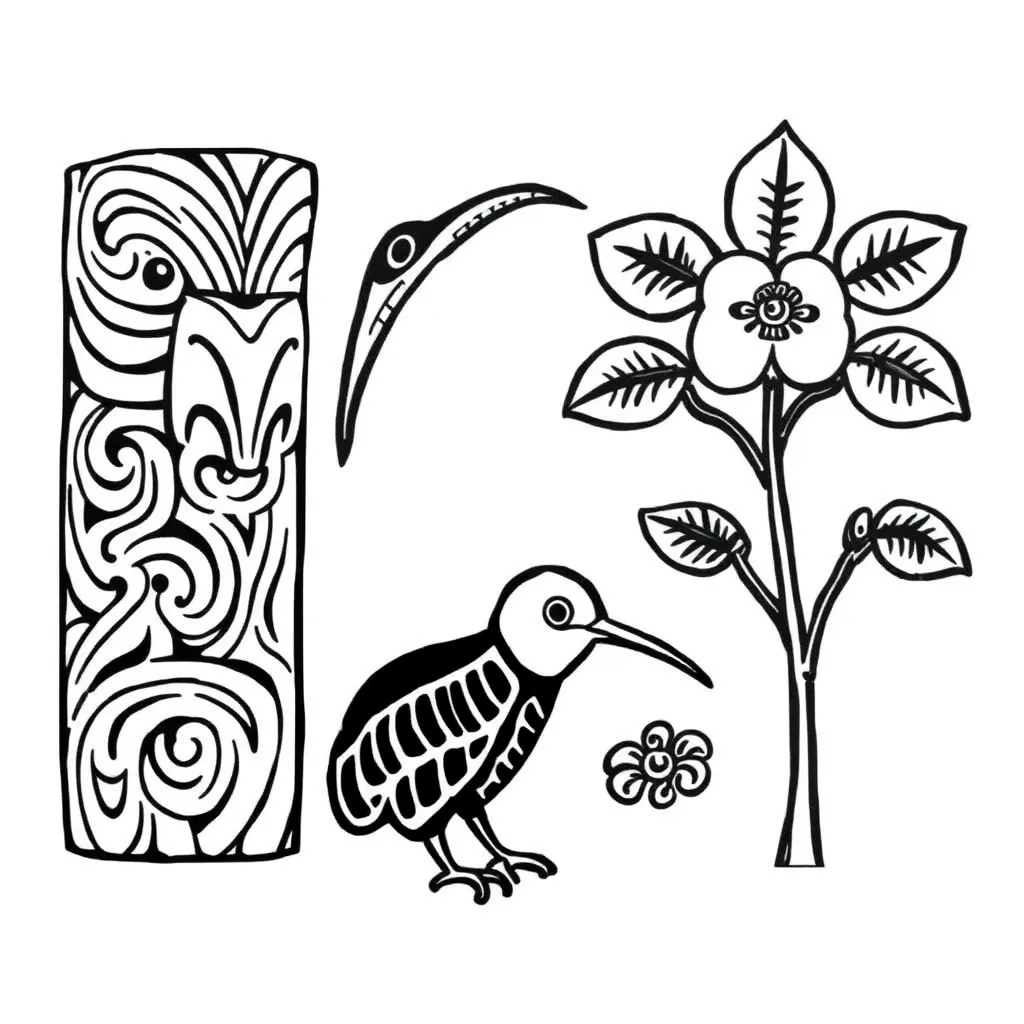 Natural phenomena and storytelling illustration