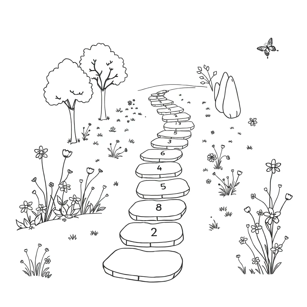 Number sequence illustration