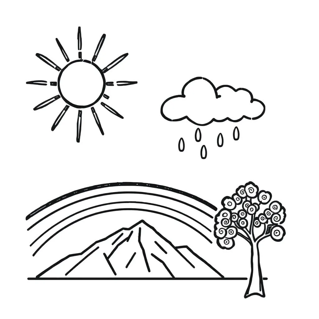 Weather symbols and Māori patterns