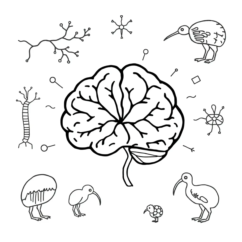 Brain and nervous system diagram