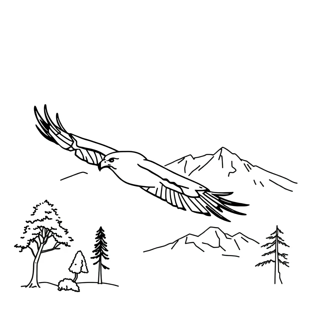 Haast eagle illustration