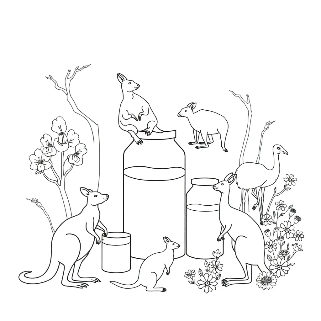 Measuring jug with water
