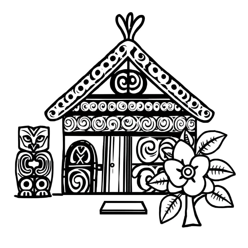 Te reo Māori vocabulary illustration