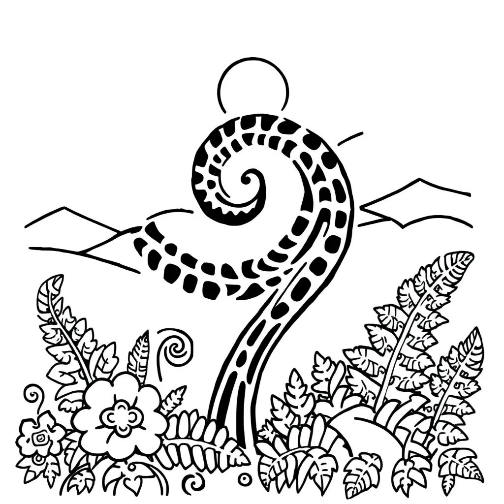 Te reo Māori vocabulary illustration