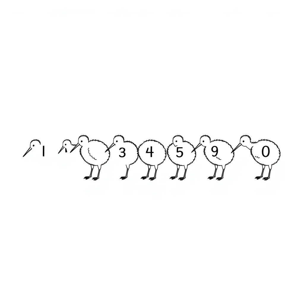 Numbers illustration