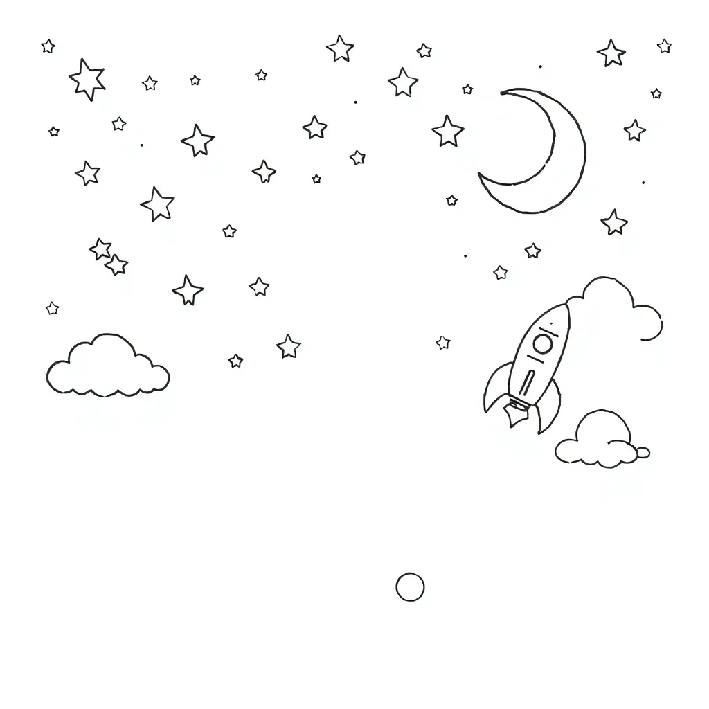 Astronaut floating in space with Earth in background