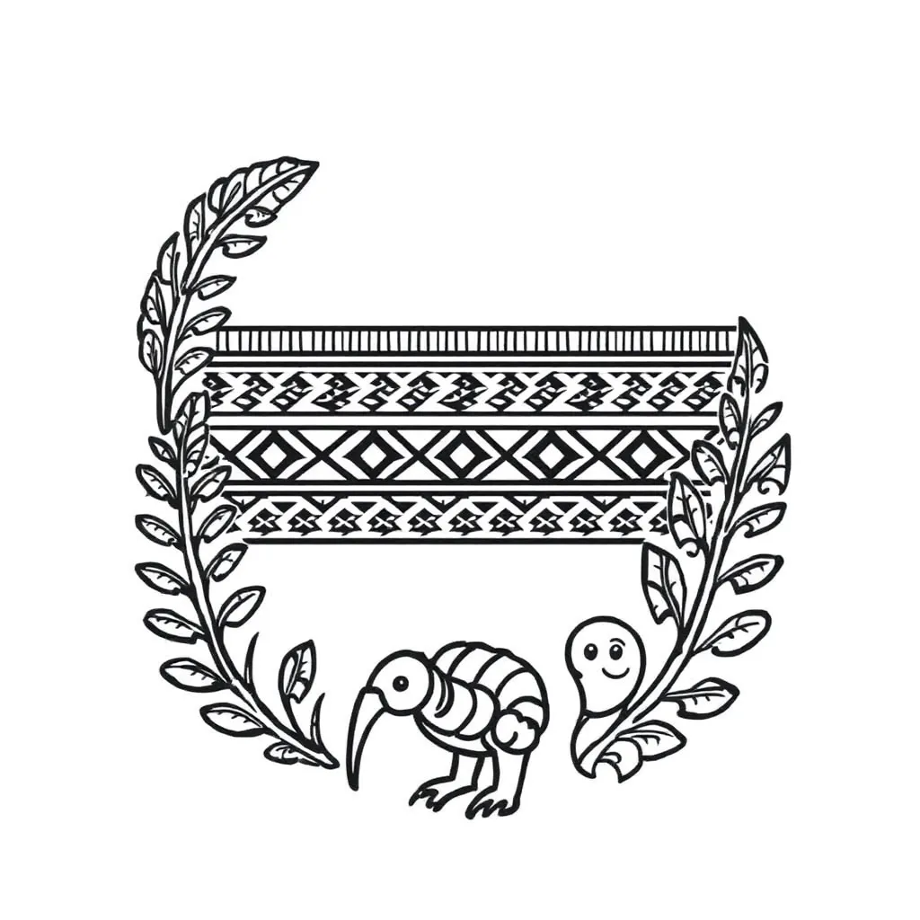 Māori fraction sets illustration