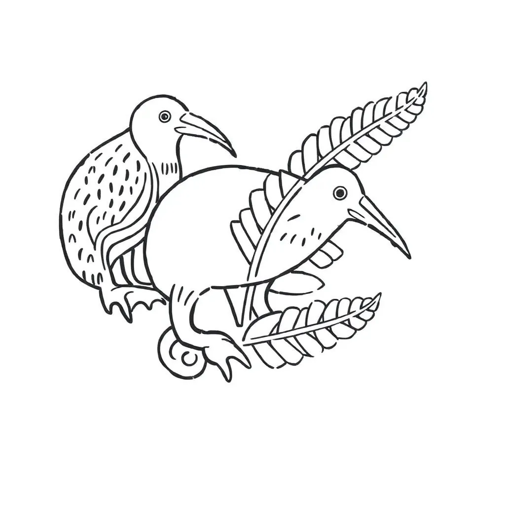 Fruit stall with apples illustration