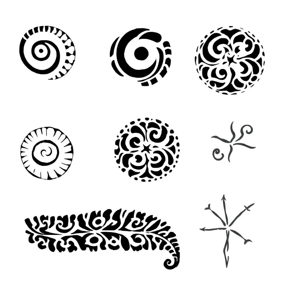 Mathematical patterns and equations illustration
