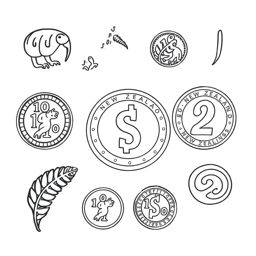 Money and coins illustration