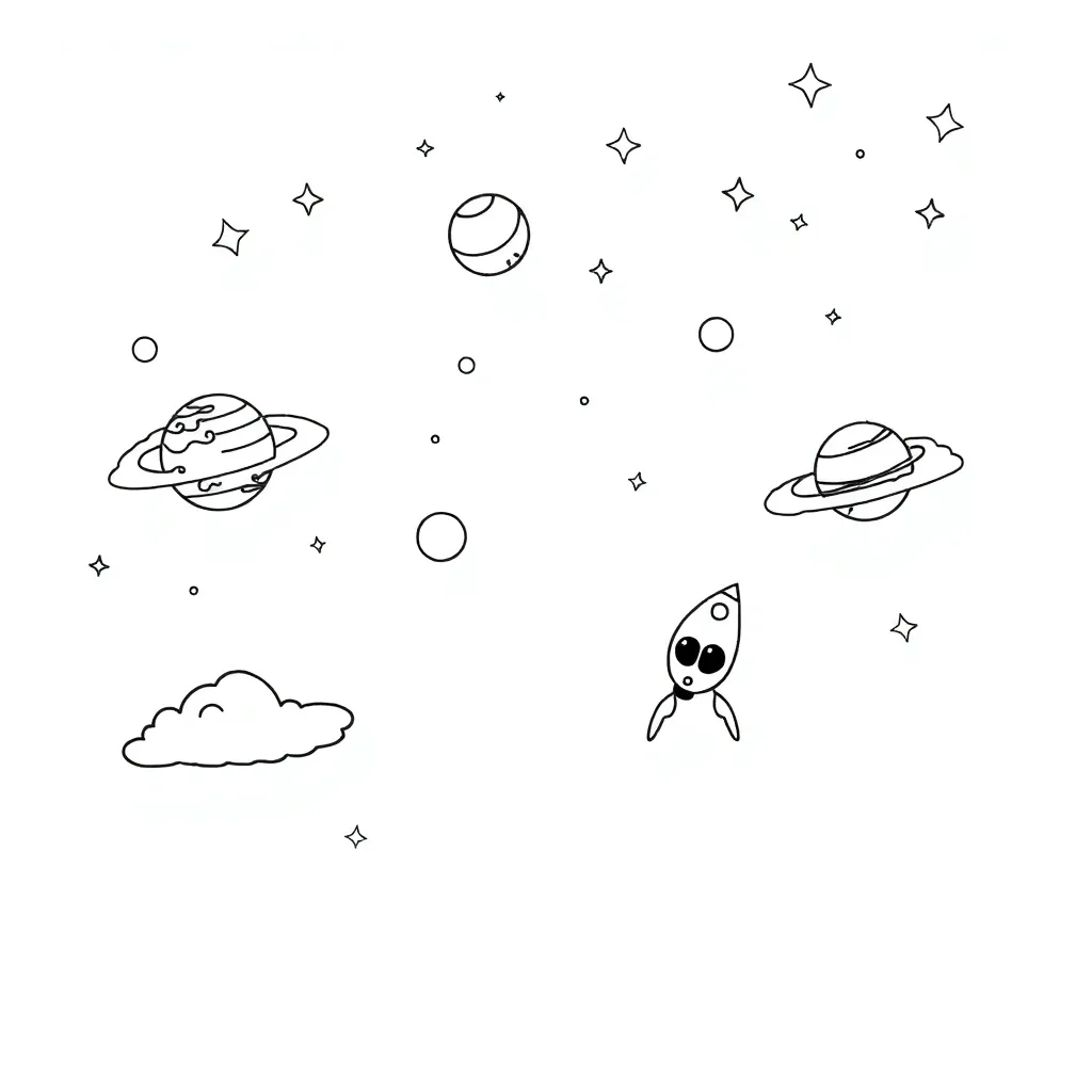 Astronaut in space with Earth in background