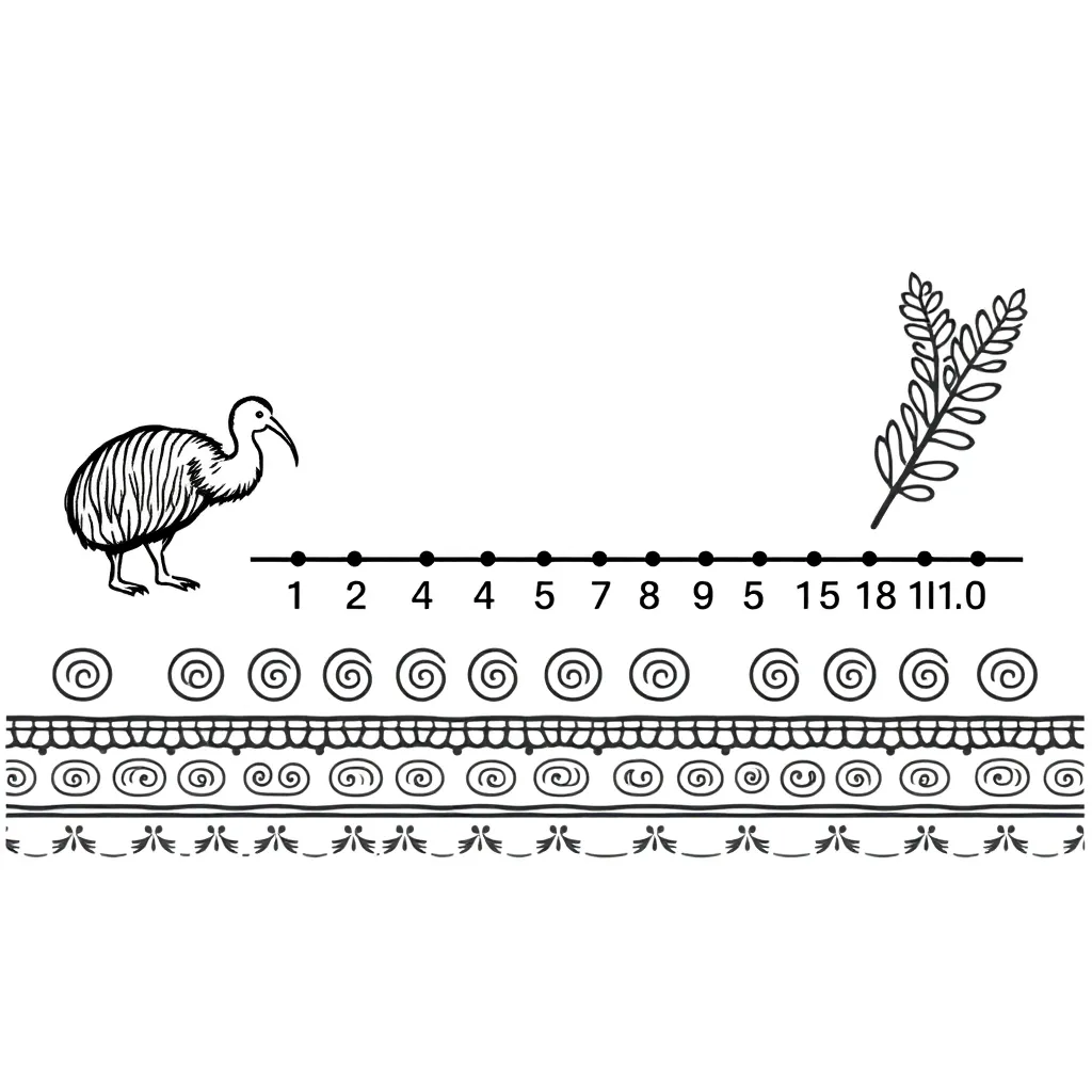 Fractions and number line illustration