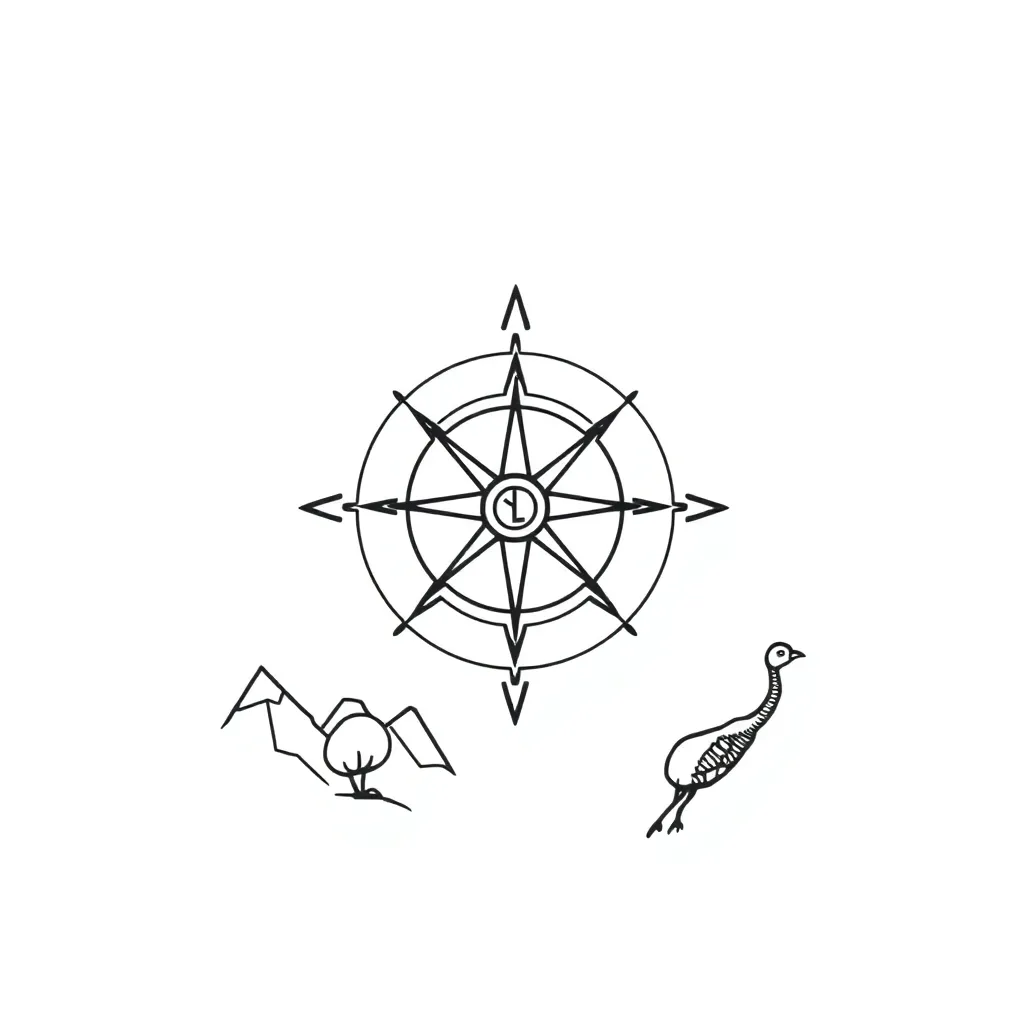 Māori directional movements illustration