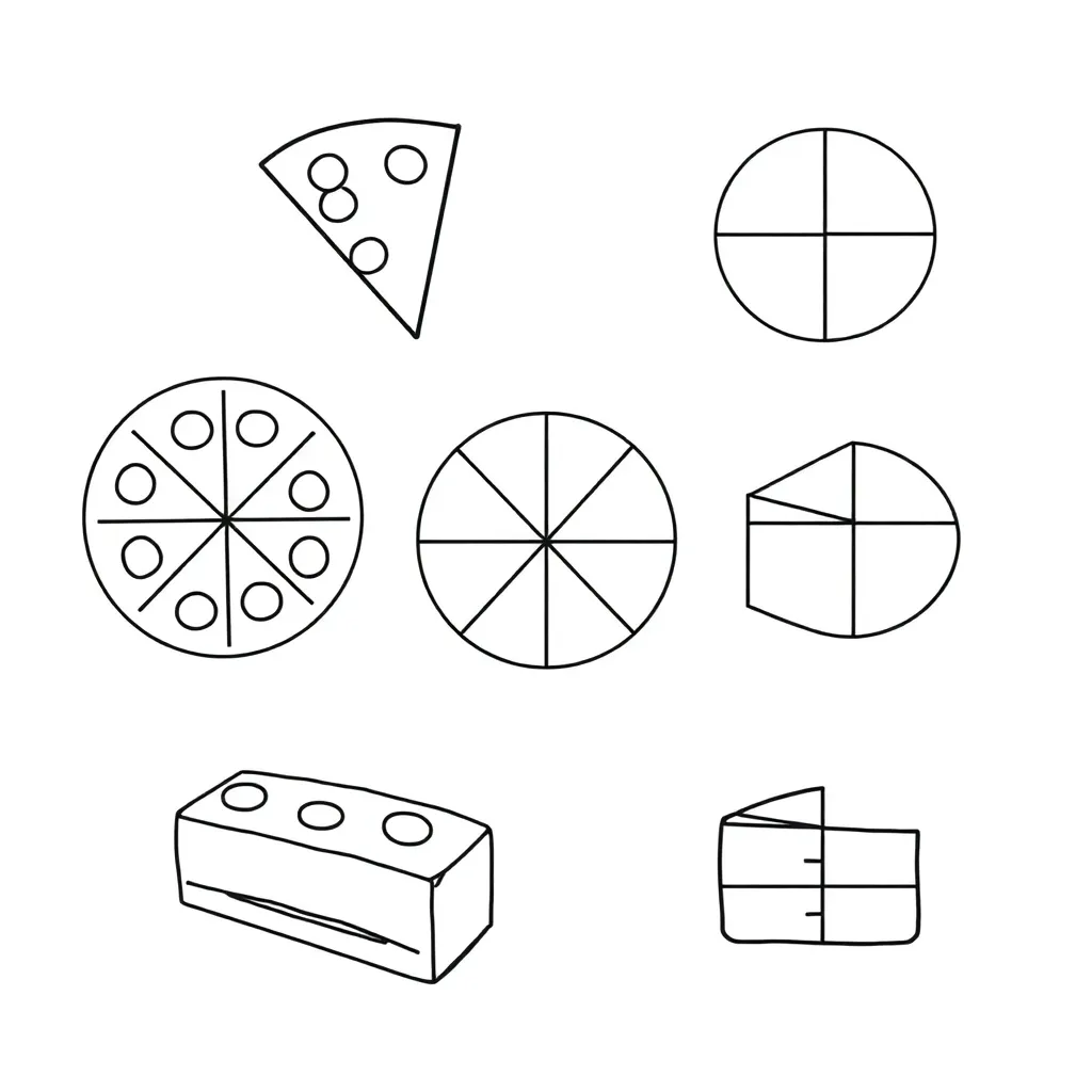 Fractions comparison illustration