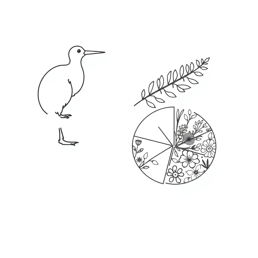 Statistics and data visualization illustration
