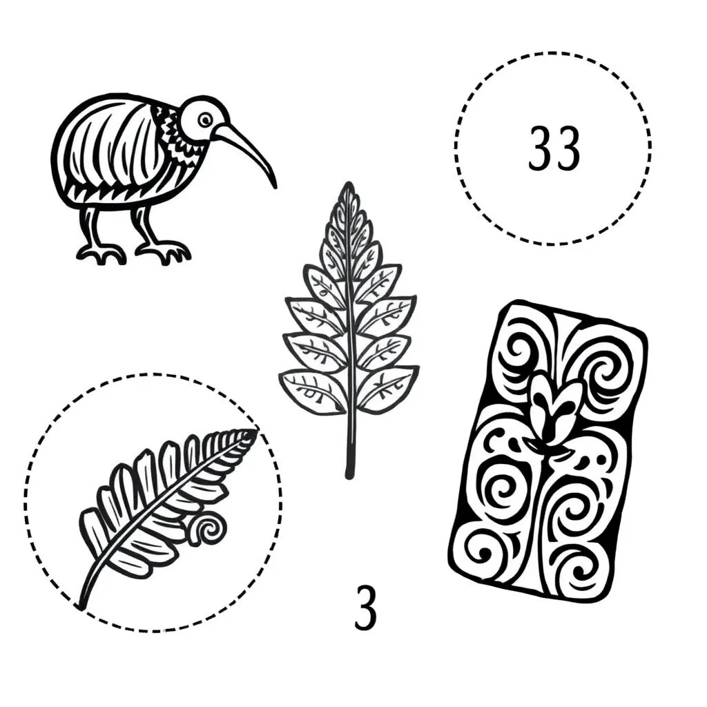 Place value chart with numbers and coins